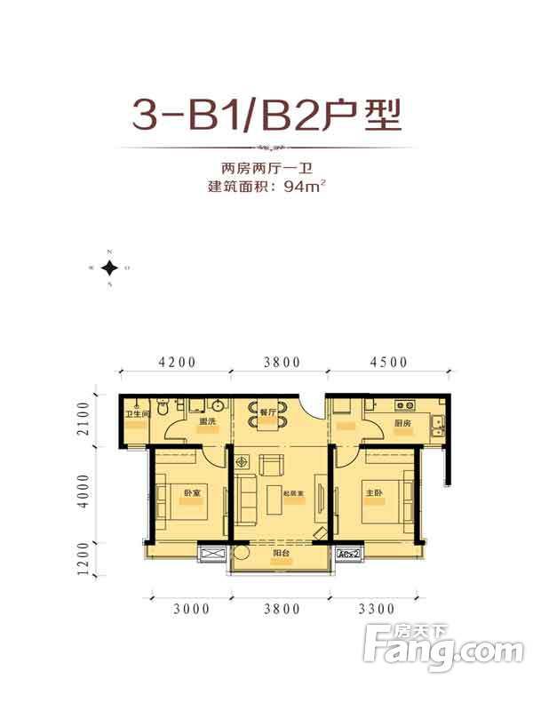 包頭裝修方案包頭藍(lán)澤·大金城94㎡