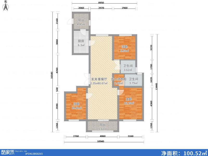 包頭裝修方案包頭萬合廣場126㎡