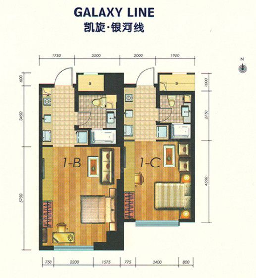 包頭裝修方案包頭凱旋銀河線(xiàn)54㎡