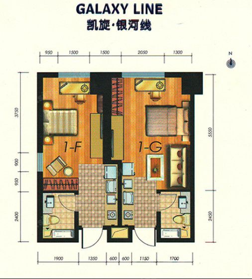 包頭裝修方案包頭凱旋銀河線(xiàn)35㎡