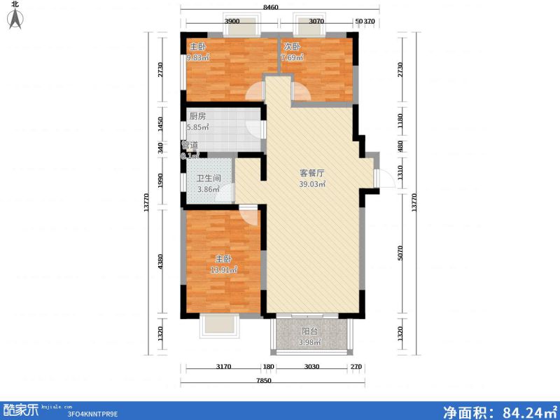 包頭裝修方案包頭江南文樞苑120㎡